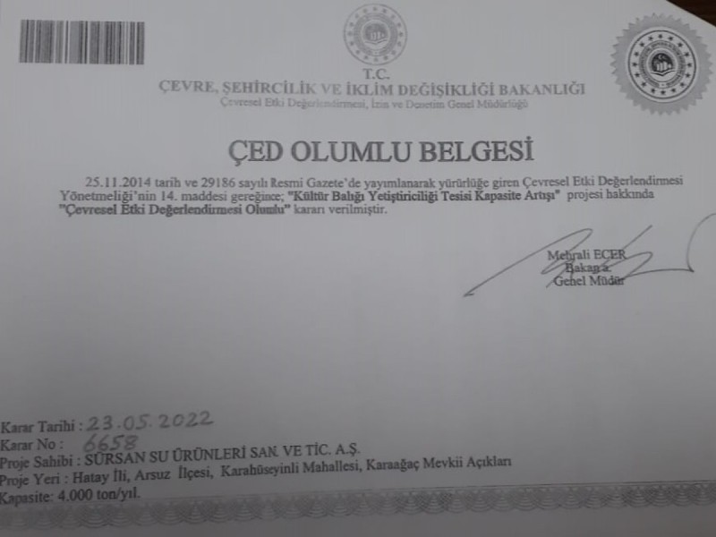 KÜLTÜR BALIĞI YETİŞTİRİCİLİĞİ TESİSİ