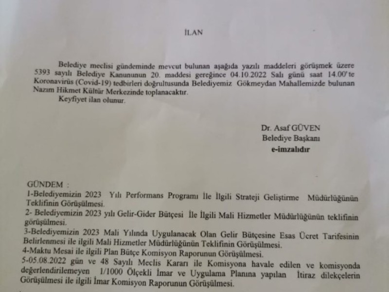 04-10-2022 MECLİS İLANI